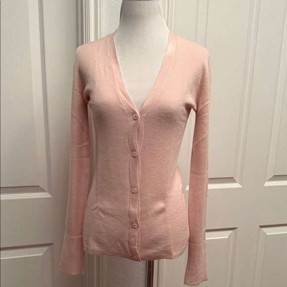Prada Light Pink Women's Cardigan Sweater size Italian 44